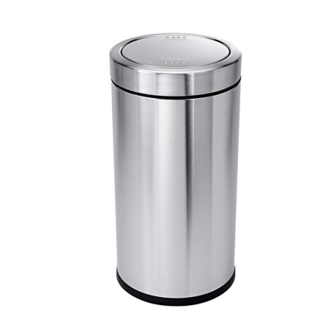 Basurero de Acero Inoxidable tapa vaiven 55 litros